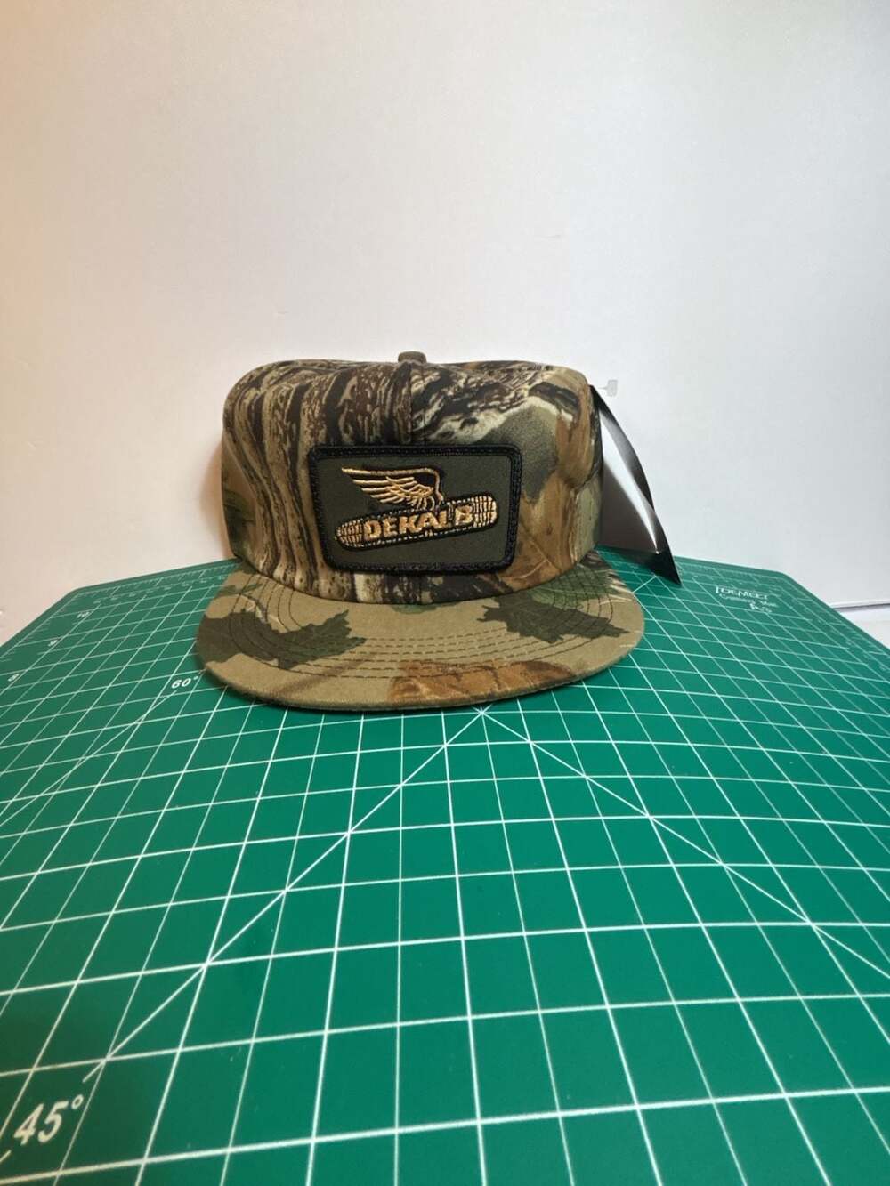 Vintage DEKALB K-Products Camouflage Realtree Snapback Hat Cap New with Tags